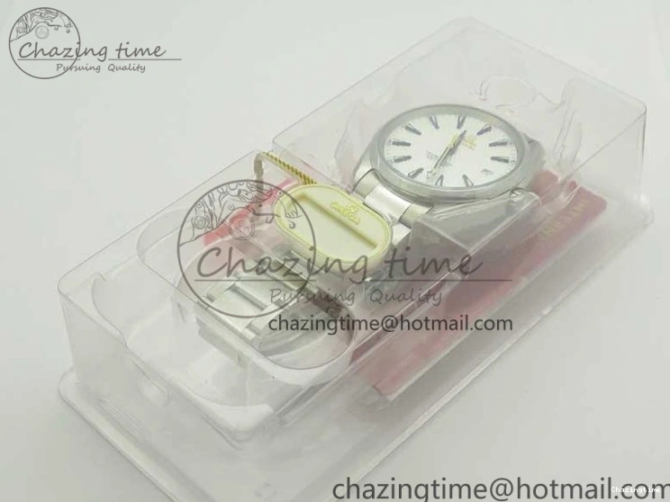 0121 Bright Aqua Terra Master Ryder Cup Edition VSF 1:1 Best Edition White Textured Dial on SS Bracelet A8500 Super Clone 8018